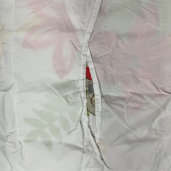 Standard Pillow Sham With Jungle Monkey and Floral Print 100% Cotton - Picture 4 of 5